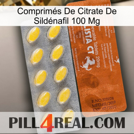 Comprimés De Citrate De Sildénafil 100 Mg 42